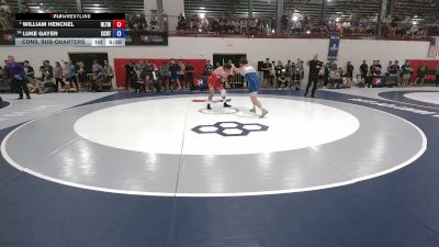 79 kg Cons. Sub-quarters - William Henckel, NLWC/TMWC vs Luke Gayer, Central Coast Regional Training Center