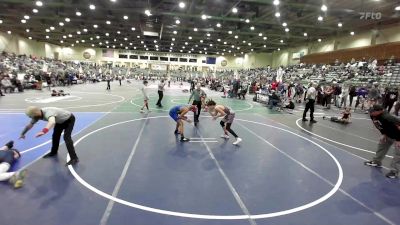 130 lbs 5th Place - Wyatt Mcginnis, Fernley WC vs Travys Solis, Nevada Elite