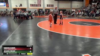 Round 2 - Gideon Huber, Ankeny Wrestling Club vs Bowen Meade, Spartan Wrestling Club