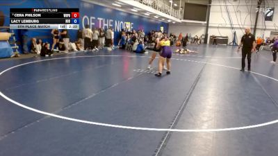 131 lbs 5th Place Match - Cera Philson, Wisconsin Stevens Point vs Lacy Lemburg, Southeast CC