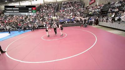 3A 155 lbs Quarterfinal - Lindee Ussing, Grantsville vs Hannah Smith, Grantsville
