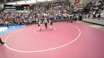3A 155 lbs Quarterfinal - Lindee Ussing, Grantsville vs Hannah Smith, Grantsville