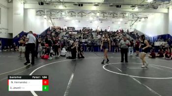 126 lbs Quarterfinal - Nelly Hernandez, Laguna Hills vs Gwen Jewell, Foothill