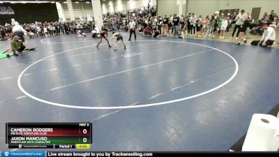 82 lbs 5th Place Match - Jaxon Mancuso, Wrestling With Character vs Cameron Rodgers, MN Elite Wrestling Club