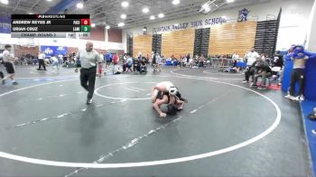113 lbs Champ. Round 2 - Andrew Reyes Jr, Pacifica vs Uriah Cruz, La Mirada