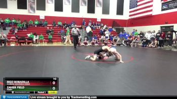 113 lbs Round 2 - Zavier Field, Perry vs Rigo Bobadilla, Clarion-Goldfield-Dows