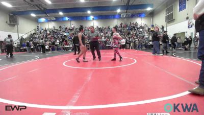 125 lbs Rr Rnd 2 - Joslynn White, Skiatook Youth Wrestling vs Peyton Vasquez, Claremore Wrestling Club