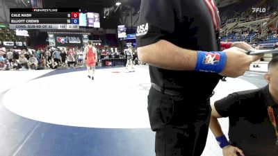 144 lbs Cons. Sub-rd Of 32 - Cale Nash, IA vs Elliott Crews, VA