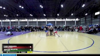 90 lbs Champ. Round 2 - Cash Verduzco, Nampa Bulldogs vs Waycen Gillette, West Minico