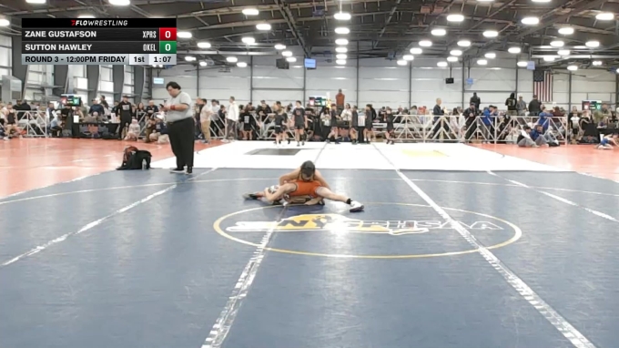 76 lbs Round 3 - 12:00pm Friday - Sutton Hawley, Oklahoma Elite vs Zane ...