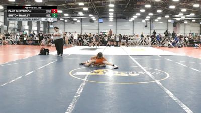 76 lbs Round 3 - 12:00pm Friday - Sutton Hawley, Oklahoma Elite vs Zane Gustafson, Terps XPress