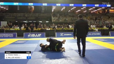 JOHN-PAUL THIEN TRAN vs DEVYN MILLER HICKS 2024 Pan Kids Jiu-Jitsu IBJJF Championship