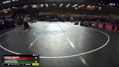 215 lbs Semifinal - Damian Soto, Mater Lakes Academy vs Myron Mendez, Southwest Miami