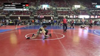 95 lbs Cons. Semi - Nayton O`Neill, Silver Valley Wrestling Club vs Kyson Haskell, Moorcroft Mat Masters