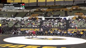 285 lbs Quarterfinal - Michael Gasper, Little Rock vs Ricky Thomas, Oklahoma