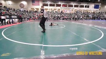 55 lbs Quarterfinal - Isaac Hierro, Grindhouse vs Rocky Ruiz, RedWave Wrestling