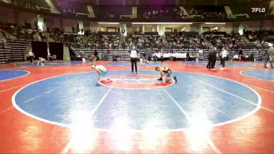 81 lbs Round Of 16 - Valen King, Rockmart Takedown Club vs Jaxon Clark, Guerrilla Wrestling Academy