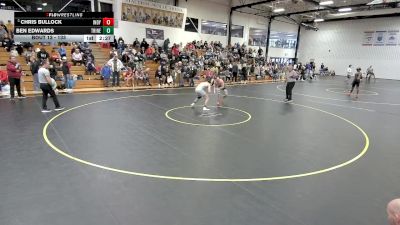 133 lbs Champ. Round 1 - Chris Bullock, Indianapolis vs Ben Edwards, Trine