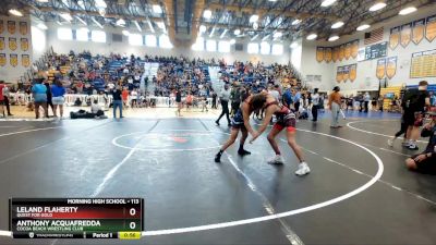 113 lbs Cons. Round 5 - Leland Flaherty, Quest For Gold vs Anthony Acquafredda, Cocoa Beach Wrestling Club