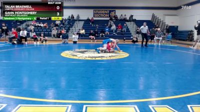149 lbs Quarterfinal - Gavin Montgomery, Northeast Oklahoma vs Talan Braswell, Labette Community College