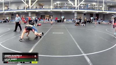 130 lbs Round 5 (8 Team) - Joseph Guastella, Mat Assassins Black vs Lucas Gandy, Kraken