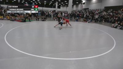 157 lbs Champ. Rd Of 32 - Liam Weber, Immortal Athletics WC vs Thomas Belding, La Grande Mat Club