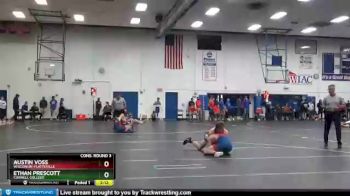 165 lbs Cons. Round 3 - Ethan Prescott, Cornell College vs Austin Voss, Wisconsin-Platteville