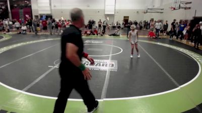 82 lbs Champ. Round 2 - Jackson Fossum, Maple Grove Wrestling Club vs Briggs Christopherson, Elk River Wrestling