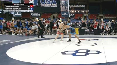 113 lbs Champ. Rd Of 16 - Tanner Rhoton, Kansas vs Onofre Gonzales, Colorado