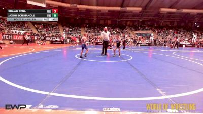 49 lbs Consi Of 16 #2 - Shawn Pena, ReZults Wrestling vs Jaxon Schimandle, Nwo