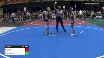 109 lbs 2nd Place - Ashton Leegaard, Touch Of Gold vs Zach Morse, Team Champs