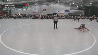 155 lbs Cons. Sub-quarters - Kira Wicklund vs Josylyn Glass, Silverback RTC