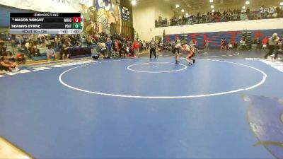 126 lbs Champ. Round 1 - Seamus Byrne, Post Falls vs Mason Wright, Mountain Home