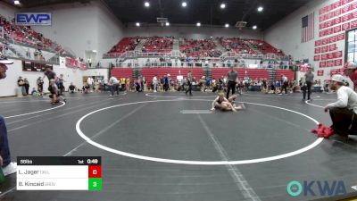 66 lbs Semifinal - Lane Jager, Carl Albert vs Bryer Kincaid, Grover Rains Wrestling Club