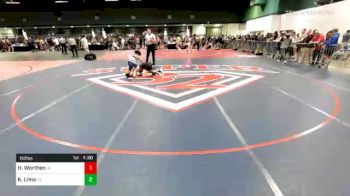 152 lbs Prelims - Hunter Worthen, IA vs Kydyn Lima, CA