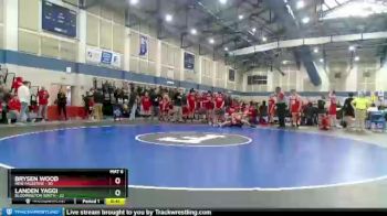 132 lbs Round 1 (4 Team) - Brysen Wood, New Palestine vs Landen Yaggi, Bloomington South