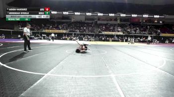 133 lbs Round Of 16 - Aiden Vasquez, Apprentice vs Jeremiah Steele, Menlo College (NCAA)