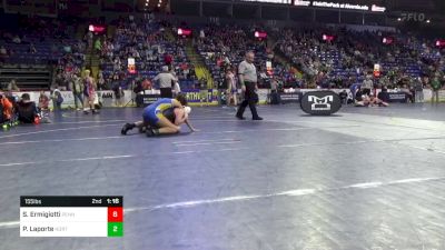 135 lbs Round Of 16 - Austynn Falls, Keystone Central vs Milly Williams, Canon-McMillan