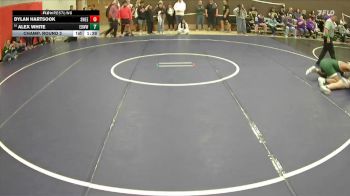 215 lbs Champ. Round 2 - Dylan Hartsook, Sweet Home vs Alex White, Edmonds-Woodway