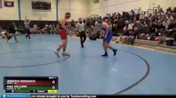 220 lbs Round 1 (10 Team) - Mike Williams, Poudre JV vs Jeremiah Roggasch, Sidney