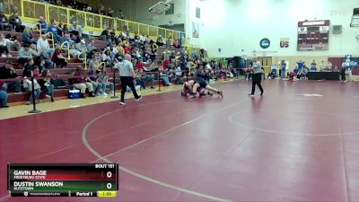 285 lbs Cons. Semi - Gavin Bage, Frostburg State vs Dustin Swanson, Kutztown