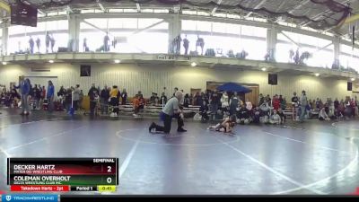 53 lbs Semifinal - Coleman Overholt, Delta Wrestling Club Inc. vs Decker Hartz, Mater Dei Wrestling Club