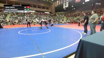 250 lbs Quarterfinal - Jenna Amaya, Cyclone Youth Wrestling vs Kyler Frederick, Searcy Youth Wrestling