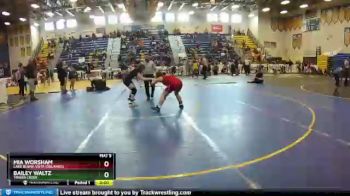 130 lbs Quarterfinal - Bailey Waltz, Timber Creek vs Mia Worsham, Lake Buena Vista (Orlando)