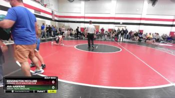 117-123 lbs Round 2 - Kensington Mcclure, Cameron Youth Wrestling Club vs Ava Hawkins, Odessa Youth Wrestling