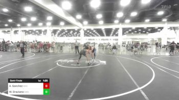 106 lbs Semifinal - Aiden Samuel Sanchez, Reign WC vs William Graziano, Carlsbad Combat WC