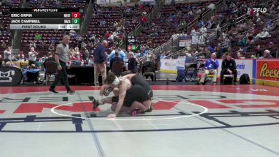 145 lbs First Round - Eric Orpin, Northeastern vs Jack Campbell, Nazareth Area