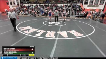 160 lbs Semifinal - Ethan Stiles, Hoffman Estates (CONANT) vs Ricky Ericksen, Chicago (MARIST)
