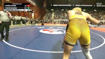 2A-175 lbs Cons. Round 3 - Justen Foster, Hulett vs Carter Blevins, Lingle-Ft. Laramie/Southeast