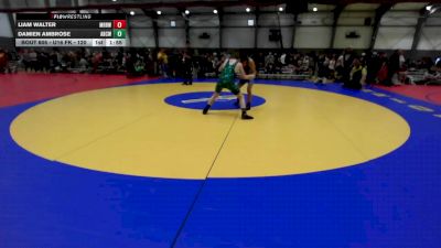 U16 FK - 138 lbs Quarters - Liam Walter, Mat Rats Rebooted Wrestling vs Damien Ambrose, Alaska Battle Cats Wrestling Club